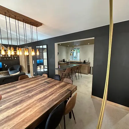 Maison 200m2- 9 Avec Sdb - 16-18 Personnes - Seminaire-proche Centre-ville-gare Et Arena-terrasse